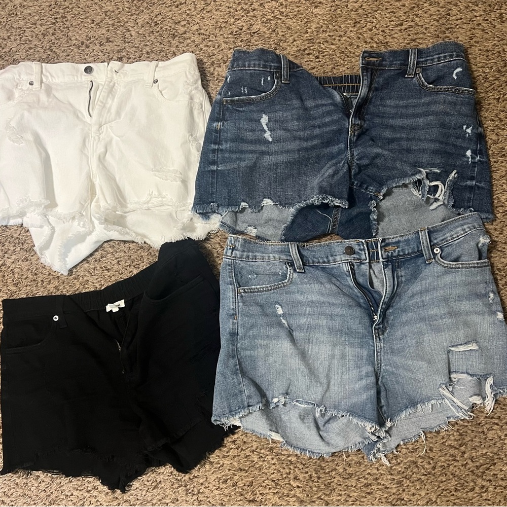 Aerie daydream denim shorts medium